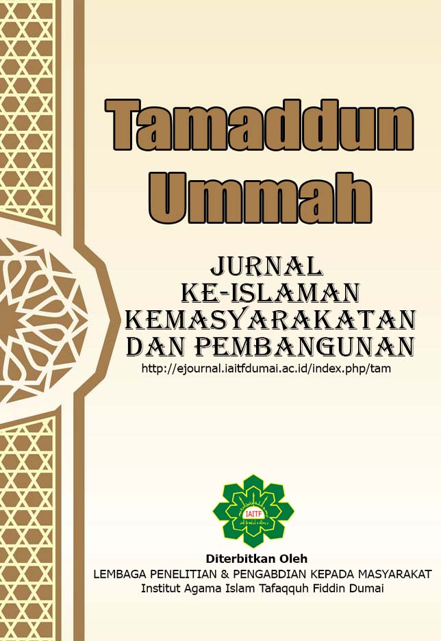 					View Vol. 2 No. 2 (2022): Jurnal Tamaddun Ummah
				